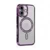 İphone 17 Joke Simli Magneticsafe Kılıf - Derin Mor