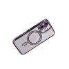 İphone 17 Joke Simli Magneticsafe Kılıf - Derin Mor