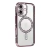İphone 17 Joke Simli Magneticsafe Kılıf - Pembe