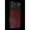 İphone 17 Pro Aras Deri Kapak - Bordo