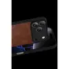 İphone 17 Pro Aras Deri Kapak - Taba