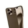İphone 17 Pro Auto Fus Karbon Kapak - Kahverengi