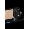 İphone 17 Pro Max Aras Deri Kapak - Pudra