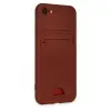 İphone 7 Kılıf Kelvin Kartvizitli  - Bordo
