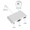 İPhone İPad P32 Hdmi Vga Av Audio Dönüştürücü Adaptör-(5775)