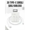 Iphone Uyumlu İOS Uyumlu Lightning Hızlı Şarj Tye C Lightning Şarj Kablosu