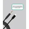 iPhone Uyumlu Lightning 3.5mm Aux Adaptör Kablo Stereo Ses Aktarım