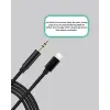 iPhone Uyumlu Lightning 3.5mm Aux Adaptör Kablo Stereo Ses Aktarım