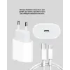 iPhone ve iPad Uyumlu 20W Güvenli USB-C Hızlı Şarj Adaptörü