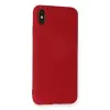 İphone Xs Max Kılıf Nano İçi Kadife  - Kırmızı