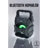 Işıklı Bluetooth Hoparlör Müzik ve Renkli Işık Taşınabiilir