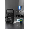 Işıklı Bluetooth Hoparlör Müzik ve Renkli Işık Taşınabiilir