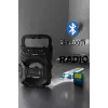 Işıklı Bluetooth Hoparlör Müzik ve Renkli Işık Taşınabiilir