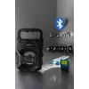 Işıklı Bluetooth Hoparlör Müzik ve Renkli Işık Taşınabiilir
