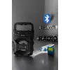 Işıklı Bluetooth Hoparlör Müzik ve Renkli Işık Taşınabiilir
