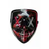 Işıklı Led Maske Parti Eğlence Maskesi Hallowen Neon Maske