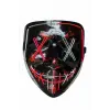 Işıklı Led Maske Parti Eğlence Maskesi Hallowen Neon Maske