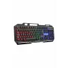 Işıklı Oyuncu Q Klavye Mouse Seti Siyah Gaming Oyuncu Klavye
