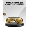 Işıklı Tasarımlı LED Gözlük Eğlence Aksesuarı