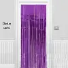 Işıltılı Duvar Ve Kapı Perdesi Mor Renk 90x200 Cm