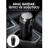 Isıtma Soğutma Özellikli Araç Bardaklığı Çakmak Girişli Akıllı Yeni Nesil