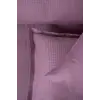 Jakarlı Saten Çift Kişilik Nev Takımı Dıamond Puce