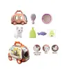 JND-6801 Taşıma Araba Çantalı Hareketli Pilli Kedi Set -Eco Lounge