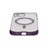 Joko  İphone 12 Hilton Magsafe Kapak - Derin Mor