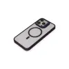 Joko  İphone 14 Pro Kılıf  Lens Magsafe Standlı Kapak - Derin Mor
