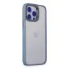 Joko  İphone 14 Pro Kılıf  Lens Standlı Kapak - Sierra Blue