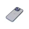 Joko  İphone 14 Pro Kılıf  Lens Standlı Kapak - Sierra Blue