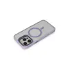 Joko  İphone 15 Pro Max Kılıf  Lens Magsafe Standlı Kapak - Lila