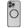 Joko  İphone 15 Pro Max Kılıf Metal Bumper Magneticsafe Kapak - Lacivert