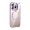 Joko  İphone 15 Pro Max Remim Lensli Magsafe Standlı Kapak - Lila