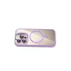 Joko  İphone 15 Pro Max Remim Lensli Magsafe Standlı Kapak - Lila