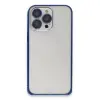Joko  İphone 15 Pro Metal Bumper Mat Kapak - Lacivert