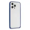 Joko İphone 15 Pro Metal Bumper Mat Kapak - Lacivert