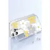 Joko  İphone 16 Floral Magsafe Kapak - Sarı