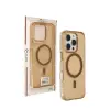 Joko  İphone 16 Pro Max Gleam Pc Sert Magsafe Kılıf - Şeffaf-gold