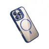 Joko  İphone 16 Pro Max Remim Lensli Magsafe Standlı Kapak - Lacivert