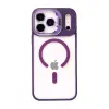 Joko  İphone 17 Pro Max Remim Lensli Magsafe Standlı Kapak - Derin Mor
