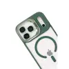 Joko  İphone 17 Pro Max Remim Lensli Magsafe Standlı Kapak - Koyu Yeşil