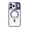 Joko  İphone 17 Pro Max Remim Lensli Magsafe Standlı Kapak - Lacivert
