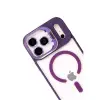 Joko  İphone 17 Pro Remim Lensli Magsafe Standlı Kapak - Derin Mor