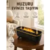 Jöle Yağmur Efektli Hava Nemlendirici 280 ML Aromaterapi Difüzörü Alev Efektli