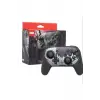 Joystick siyah Bluetooth bağlantılı Nintendo Switch uyumlu kablosuz gamepad oyun kolu
