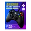 Kablolu joystick siyah Xbox 360 uyumlu hızlı şarj destekli bluetoothsuz garantisiz