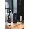 Kablosuz Bluetooth Aux Araç Kiti Siyah Hafıza Kartlı