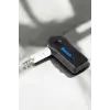 Kablosuz Bluetooth Aux Araç Kiti Siyah Hafıza Kartlı