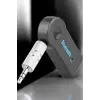 Kablosuz Bluetooth Aux Araç Kiti Siyah Hafıza Kartlı